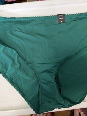 Torrid Curve NWT Size 4 Second Skin Microfiber Hipster Panty with Cage Back